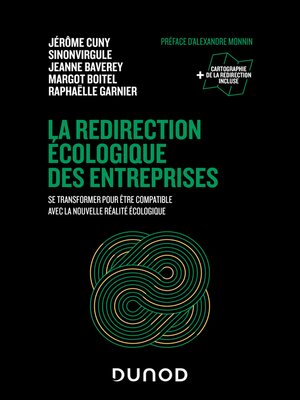 cover image of La redirection écologique des entreprises